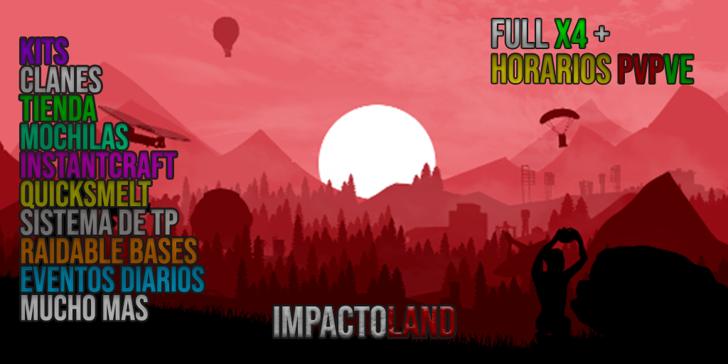 [LATAM] ImpactoLand - Clanes de 4 - X4 - Bisemanal - PvE